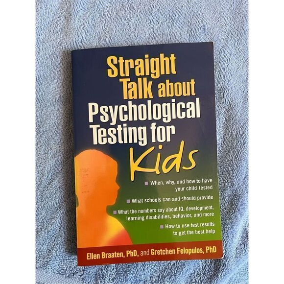 Straight Talk About Psychological Testing for Kids Book - Picture 1 of 5